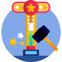 entertainment,gaming,game,hammer,fair,strength,hammer game,strength tester